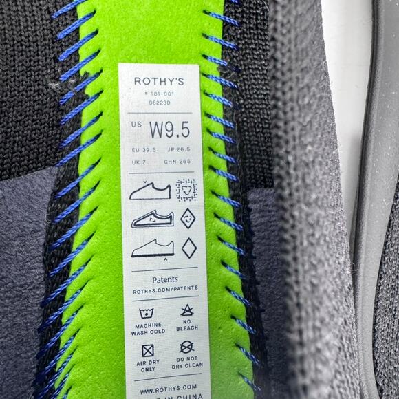 Rothy's The Ballet Flat Black Size 9.5 - Picture 7 of 7